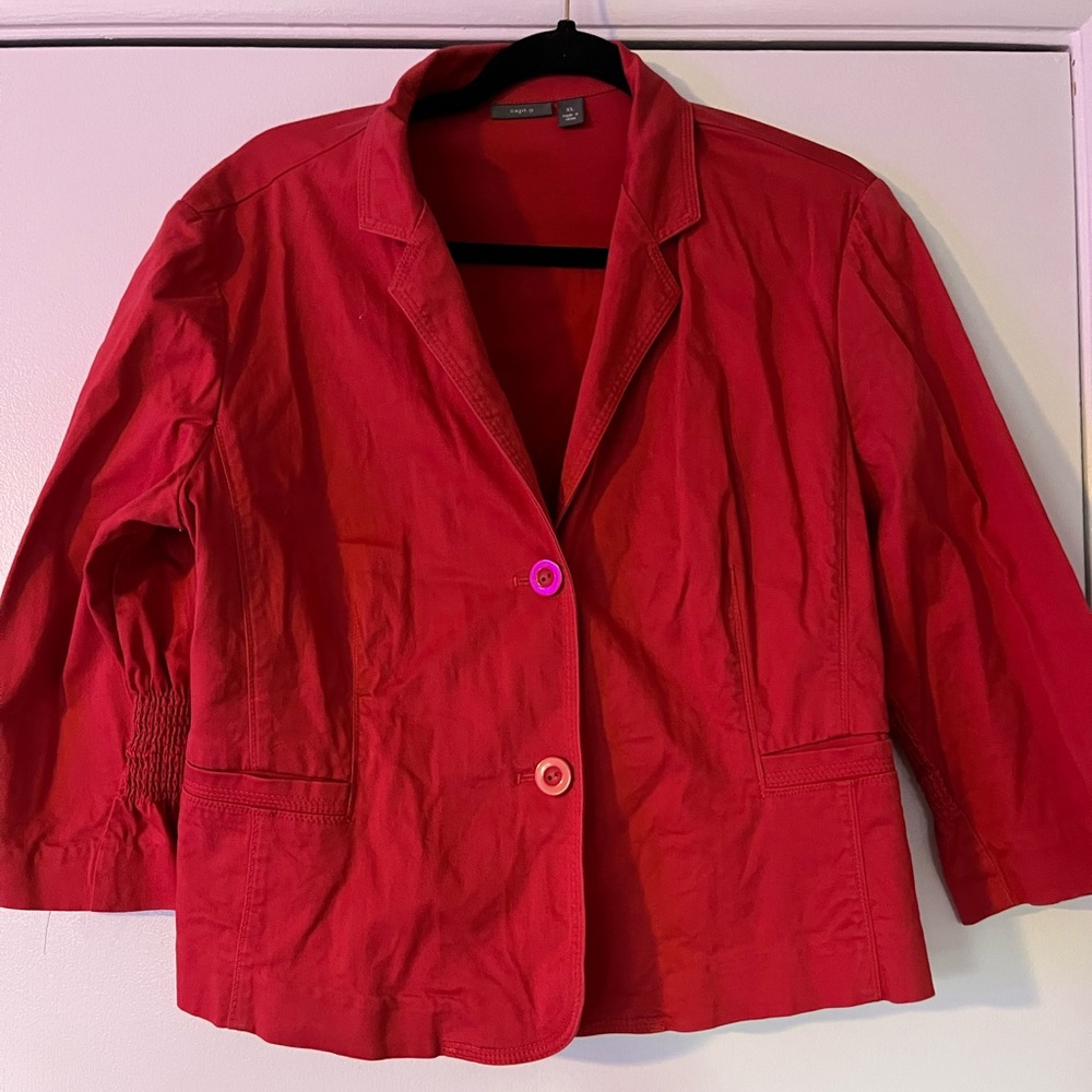 Short coral two button blazer XL by apt9